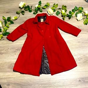 Red Pea Coat😍😍😍